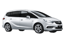 Car Hire Colwyn Bay - Vauxhall Zafira 7-Seater - Minibus hire Colwyn bay